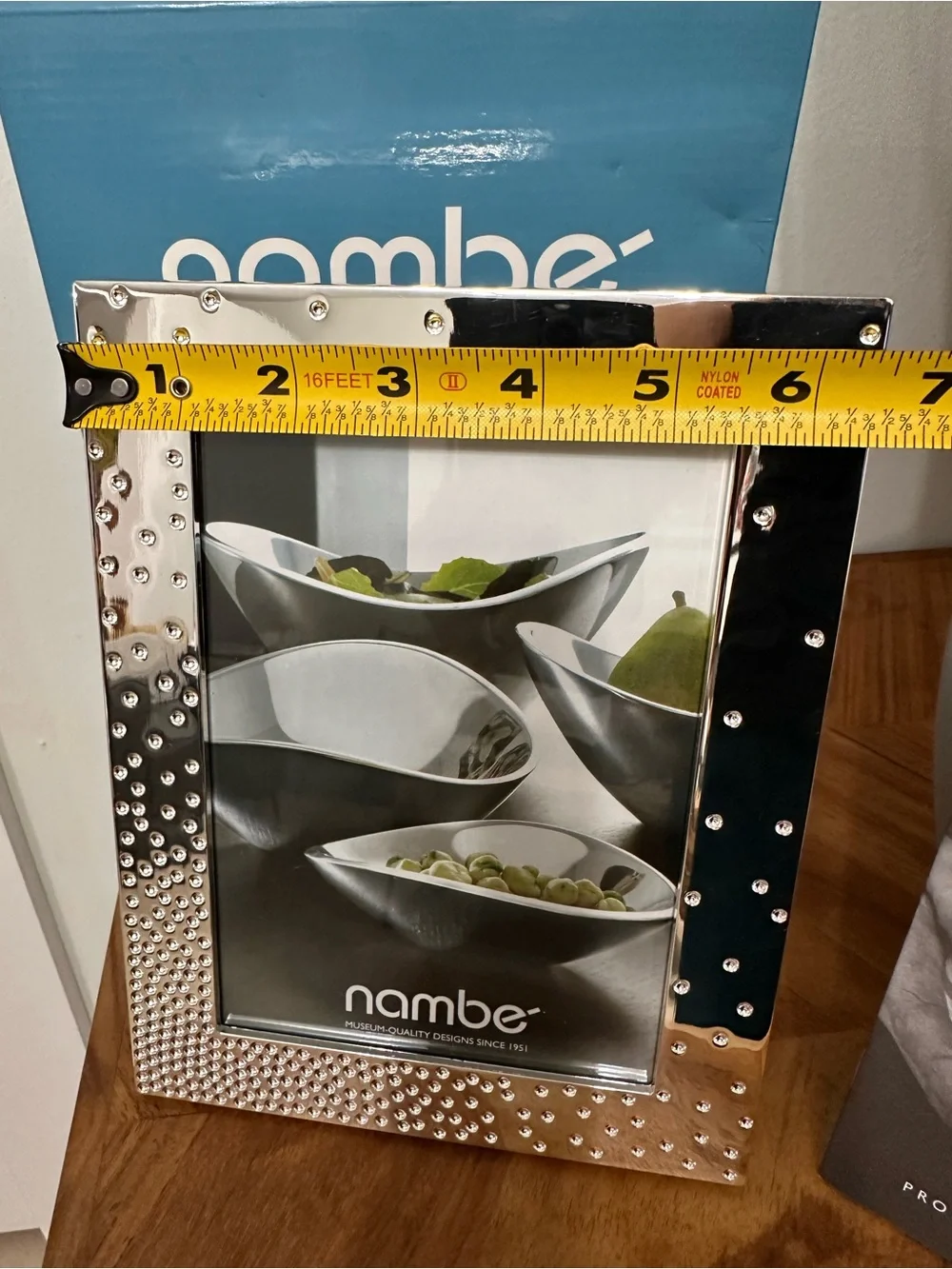 Nambe Dazzle Silver Plate Photo Frame 5x7 Elegance Luxury NEW IN BOX